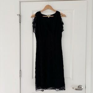 VTG Y2K Devan Black Lace Dress Split Sleeve Whismigoth Witchy